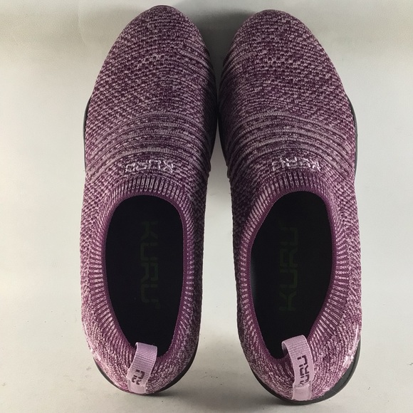 Kuru Stride womens shoes slip on knit sneakers purple size 9.5 - Picture 7 of 7